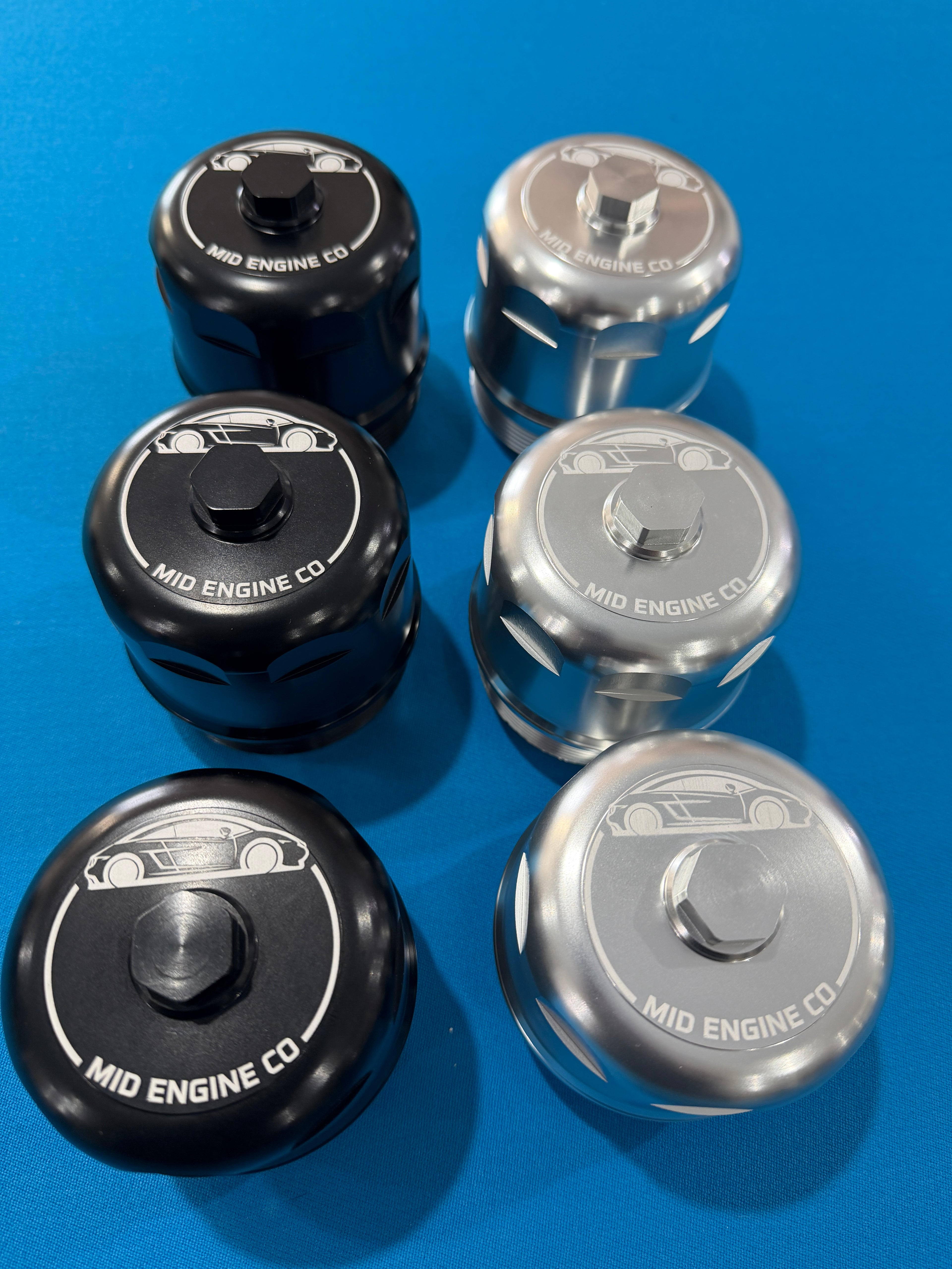 Pre LP Gallardo Billet Aluminum Oil Filter Cap Silver In Stock