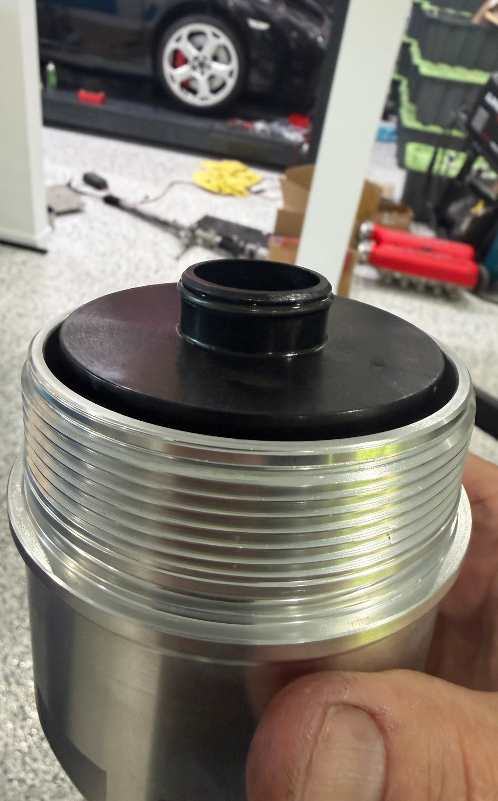 Pre LP Gallardo Billet Aluminum Oil Filter Cap Silver In Stock