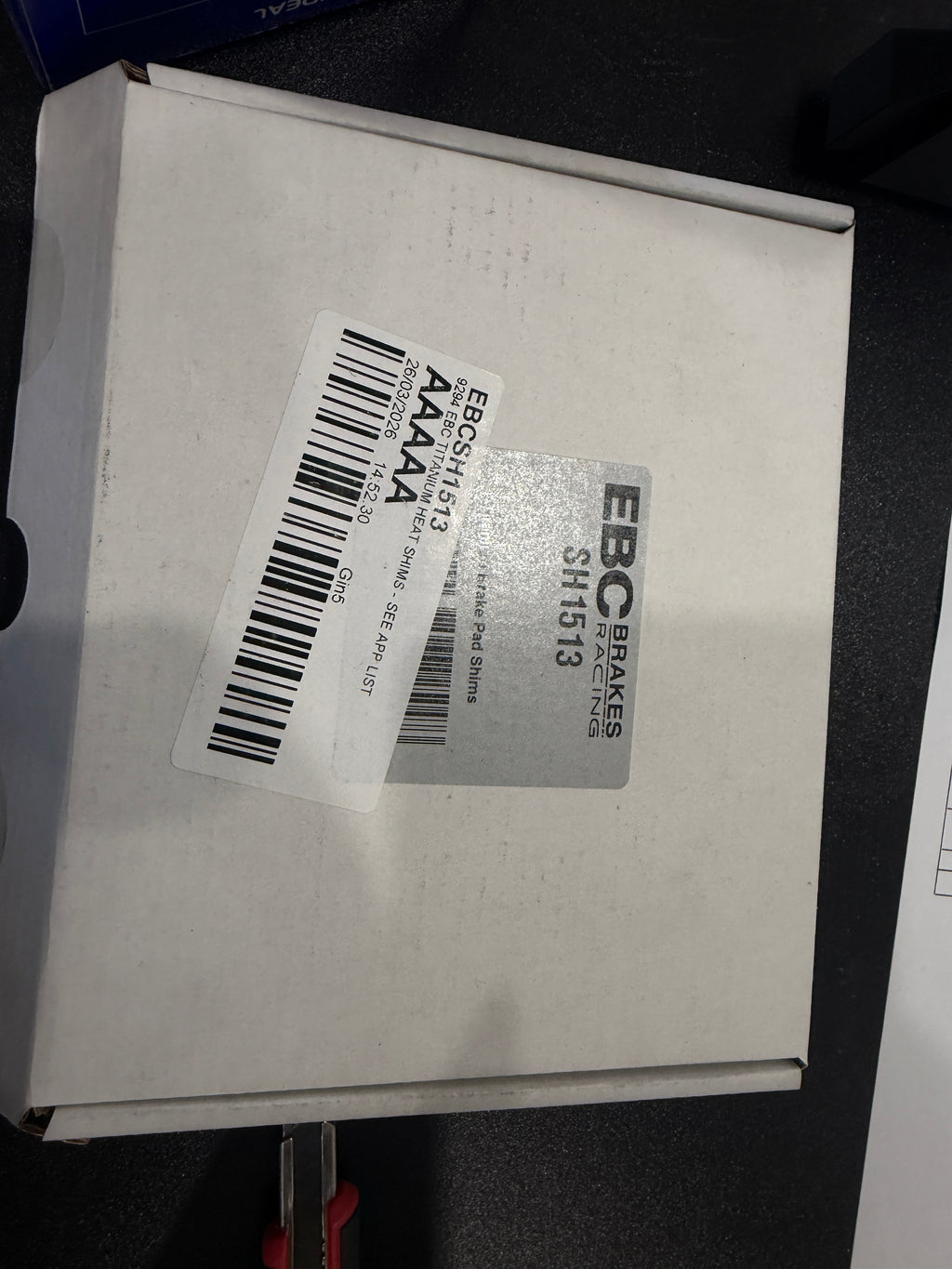 EBC Titanium Brake Pad Heat Shims/Shields