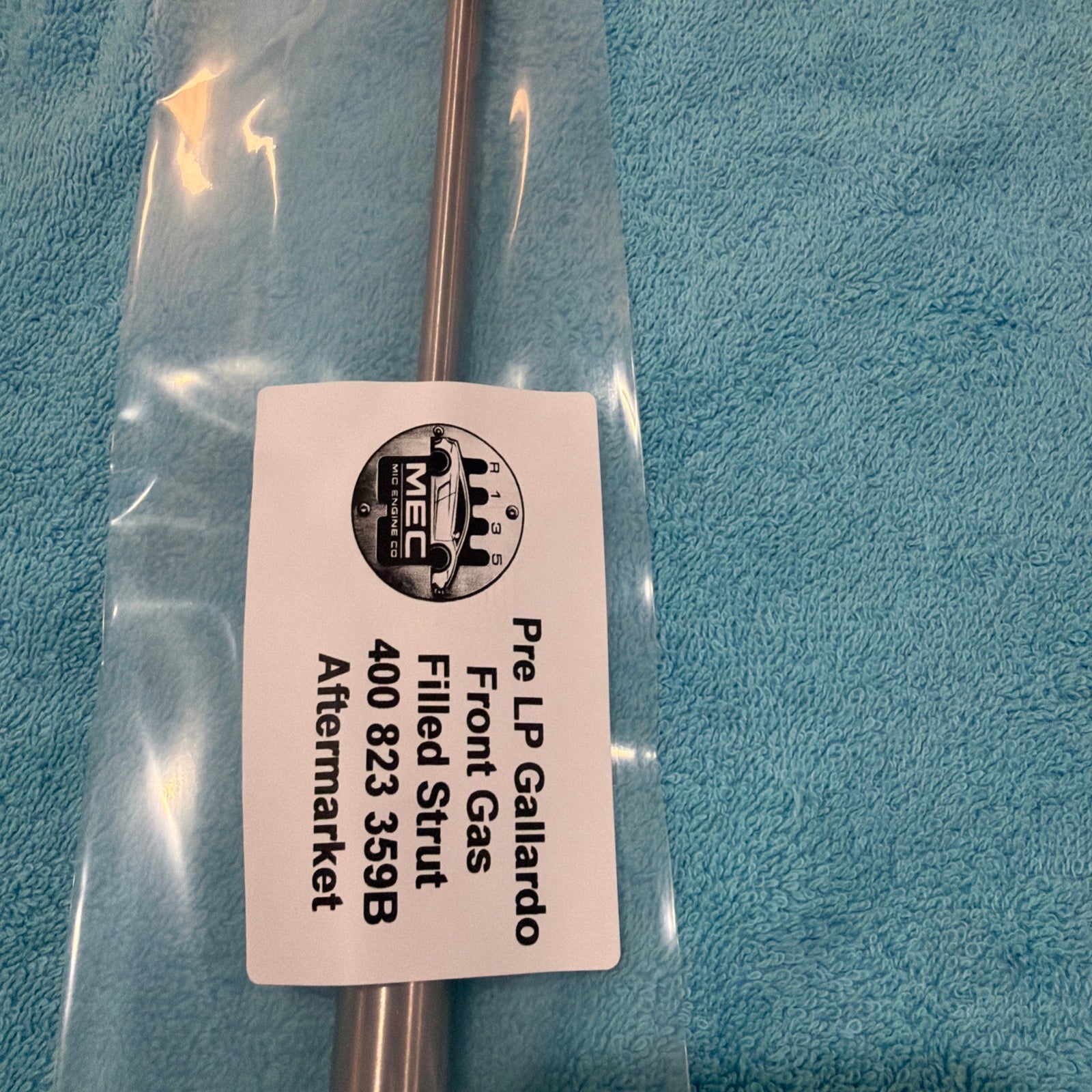 Pre LP Gallardo Front Bonnet Gas Strut Marine Grade Stainless Steel