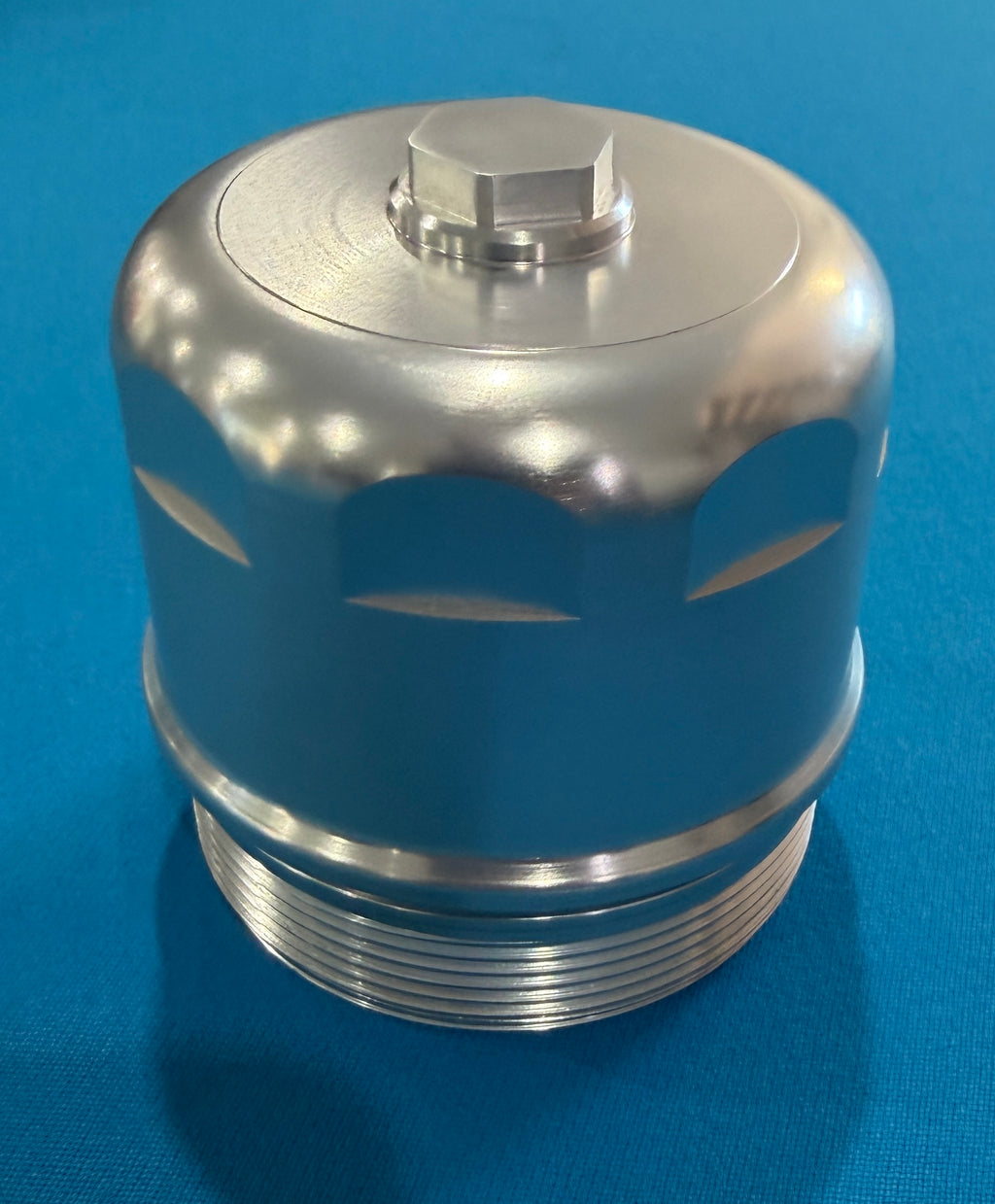 Pre LP Gallardo Billet Aluminum Oil Filter Cap Silver In Stock