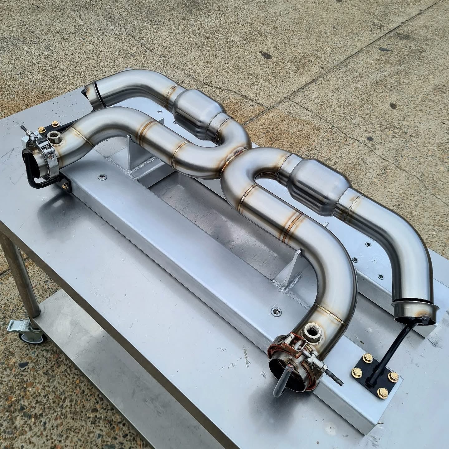 Pre LP Gallardo Stainless X Pipe Screamer Exhaust