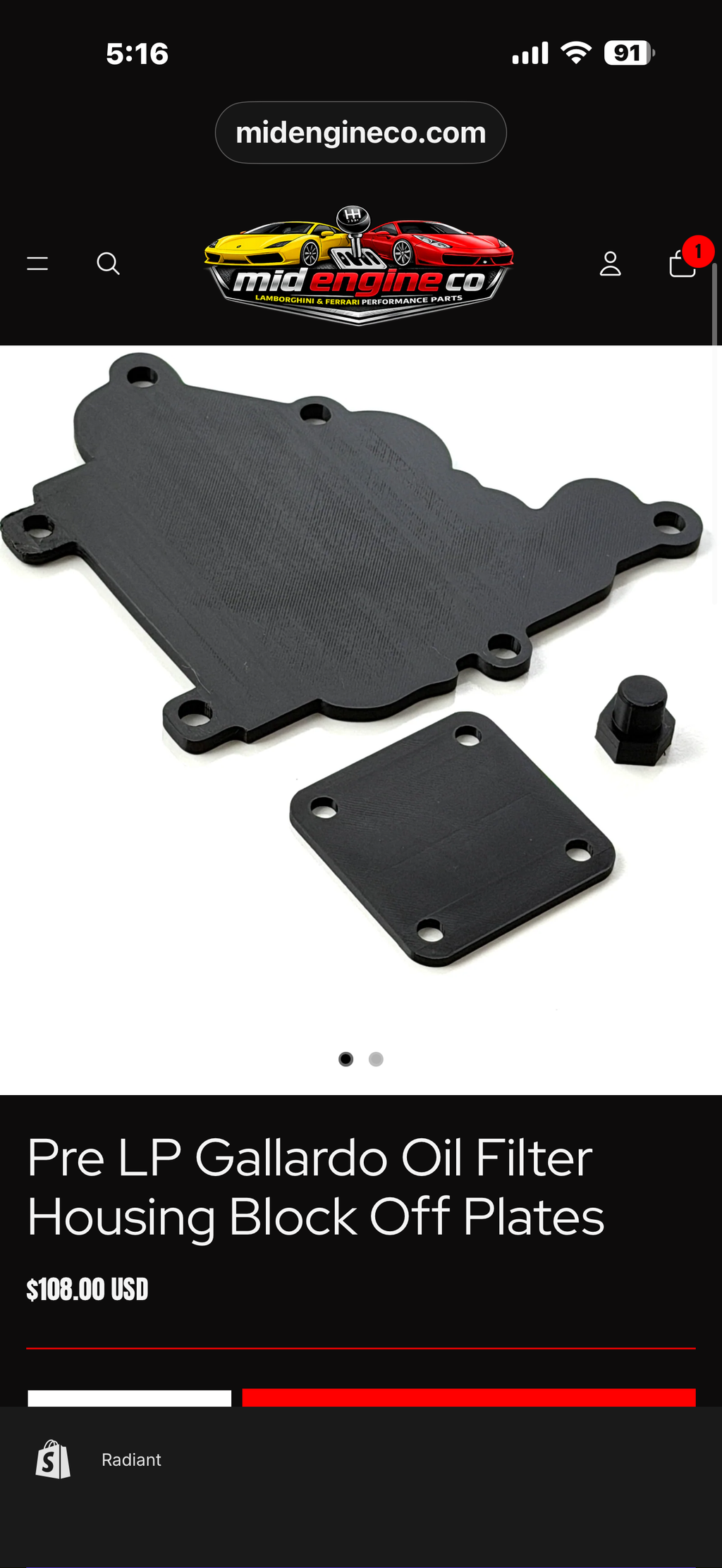 Pre LP Gallardo Oil Housing/Pipe Gaskets And Block Off Plate Kit Special