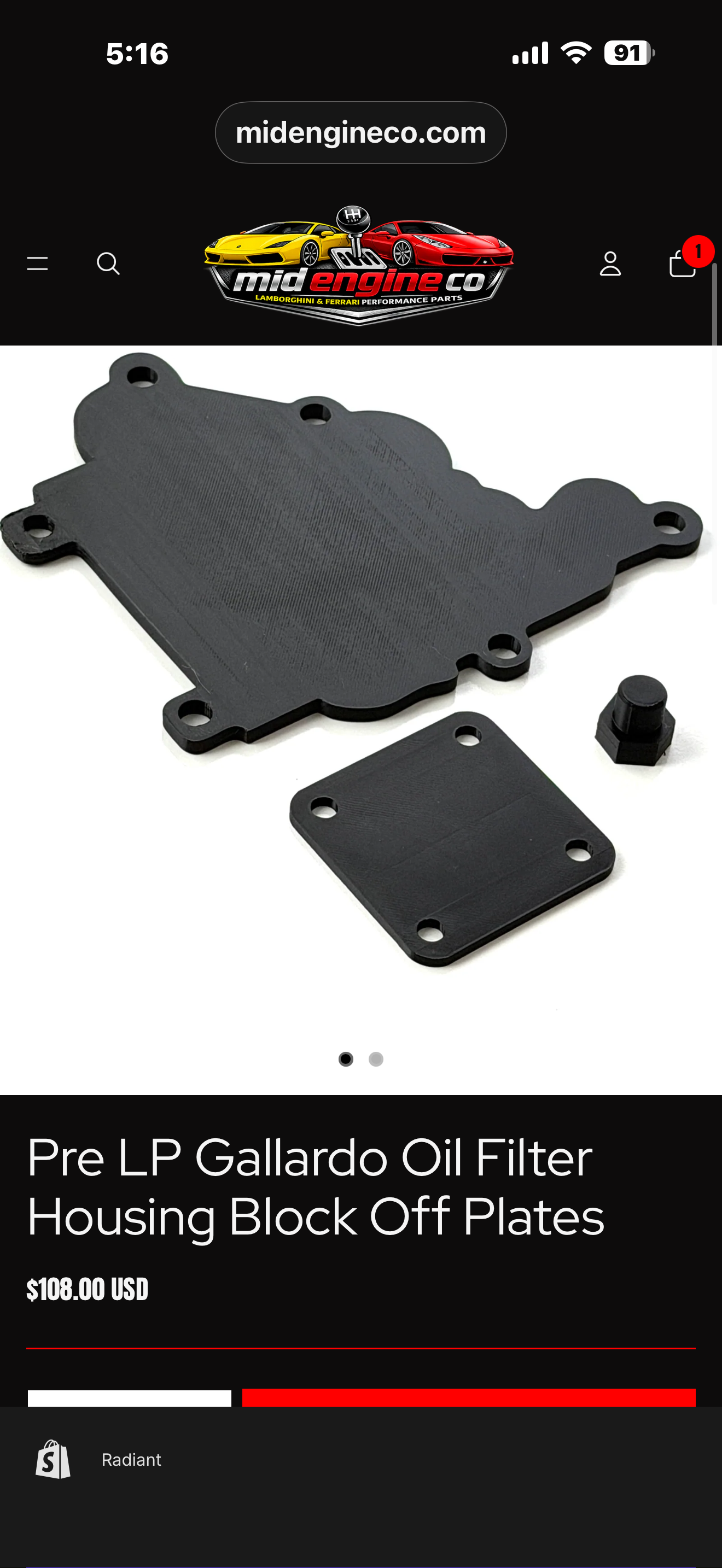 Pre LP Gallardo Oil Housing/Pipe Gaskets And Block Off Plate Kit Special